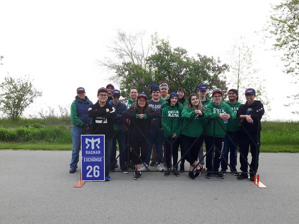 Team photo volunteering for the Ragnar Relay